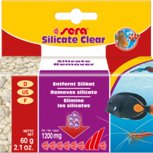 SERA Silicate Clear 60g retire durablement les silicates.