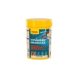 SERA Vipagran Granules 100 ml (39g) aliment pour poisson d'ornements – Aquarez, votre boutique spécialisée en aquascaping et aquariophilie d'eau douce