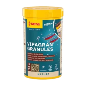 SERA Vipagran Granules 250 ml (100g) aliment pour poisson d'ornements – Aquarez, votre boutique spécialisée en aquascaping et aquariophilie d'eau douce