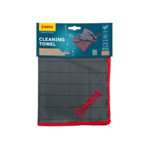 SERA Serviette en microfibre de carbone. Idéal pour enlever les traces de calcaire