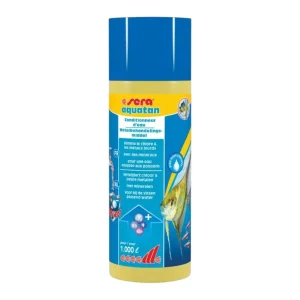 SERA Aquatan 250ml conditionneur d'eau (enlève le chlore et l'ammoniaque) – Aquarez, votre boutique spécialisée en aquascaping et aquariophilie d'eau douce