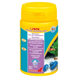 sera shrimps mineral salt 105gr sel reminéralisant pour crevette d'eau douce – Aquarez, votre boutique spécialisée en aquascaping et aquariophilie d'eau douce