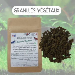 AQUAELEVAGE Granulés Végétaux est une nourriture pour crevette premium